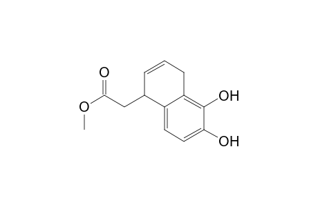 5-Methoxycarbonylmethyl-1,2-dihydroxy-5,8-dihydronaphthalene