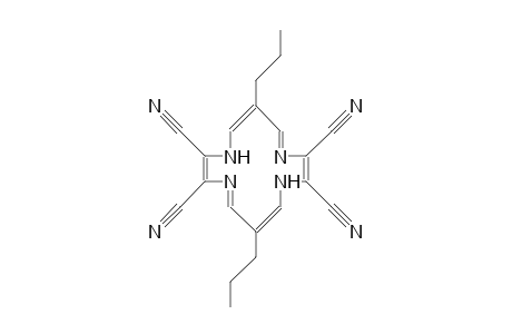 6,13-Dipropyl-1,8-dihydro-1,4,8,11-tetraaza-(14)annulene-2,3,9,10-tetracarbonitrile