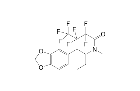 N-(1-(benzo[d][1,3]dioxol-5-yl)butan-2-yl)-2,2,3,3,4,4,4-heptafluoro-N-methylbutanamide