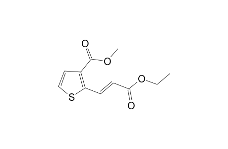 (E)-Methyl 2-(3-ethoxy-3-oxoprop-1-en-1-yl)thiophene-3-carboxylate