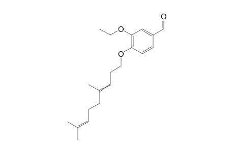 4-((4,8-dimethylnona-3,7-dien-1-yl)oxy)-3-ethoxybenzaldehyde