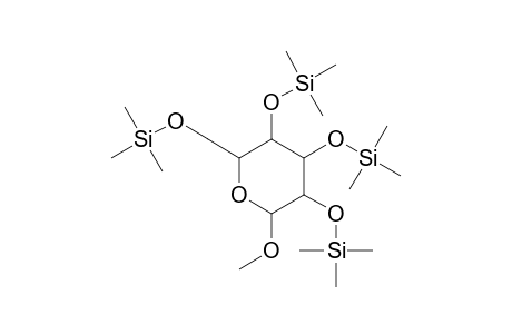 Glucopyranoside <methyl .alpha.-D->, tetra-TMS