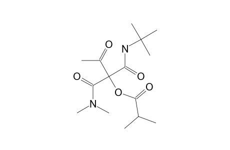 1-(TERT.-BUTYLAMINO)-2-(DIMETHYLCARBAMOYL)-1,3-DIOXO-BUTAN-2-YL-ISOBUTYRATE