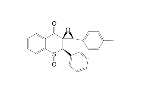 TRANS,CIS-(+/-)-3'-(4-METHYLPHENYL)-2-PHENYLSPIRO-[2H-1-BENZOTHIOPYRAN-3(4H),2'-OXIRAN]-4-ONE-1-OXIDE