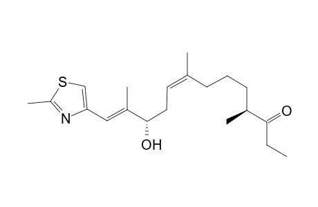 4,8,12-Trimethyl-11-hydroxy-13-(2'-methylthiazol-4'-yl)-tridecadeca-8,12-dien-3-one