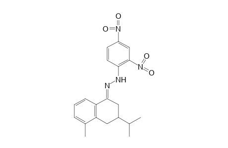 3,4-dihydro-3-isopropyl-5-methyl-1(2H)-naphthalenone, (2,4-dinitrophenylhydrazone)