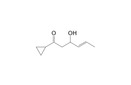 1-Cyclopropyl-3-hydroxy-4-hexen-1-one