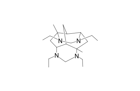 2,4,8,10-TETRAETHYL-1,7-DIMETHYL-2,4,8,10-TETRA-AZATETRACYCLO-[9.3.1.0(5,14).0(7,12)]-PENTADECANE