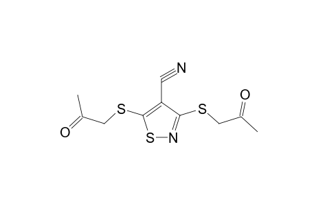 3,5-bis(acetonylthio)-4-isothiazolecarbonitrile