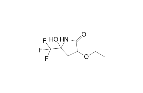 3-Ethoxy-5-hydroxy-5-(trifluoromethyl)-2-pyrrolidinone