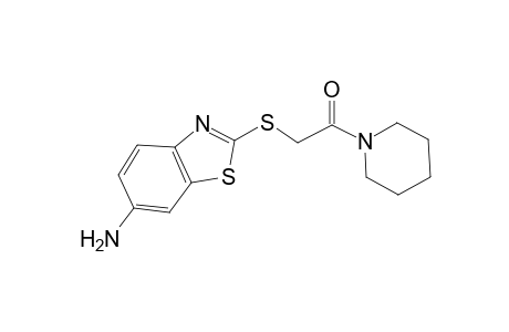 Benzothiazol-6-amine, 2-[2-oxo-2-(1-piperidyl)ethylthio]-