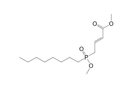 4-[METHOXY-(N-OCTYL)-PHOSPHINYL]-2-BUTENOIC-ACID-METHYLESTER