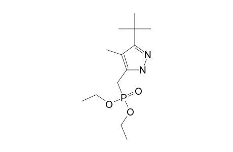 DIETHYL-(3-TERT.-BUTYL-4-METHYLPYRAZOL-5-YL)-METHYLPHOSPHONATE