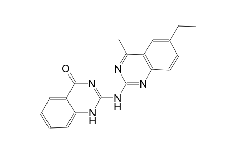 2-[(6-ethyl-4-methyl-2-quinazolinyl)amino]-4(1H)-quinazolinone