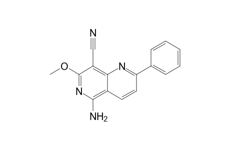 5-Amino-8-cyano-7-methoxy-2-phenyl-1,6-naphthyridine