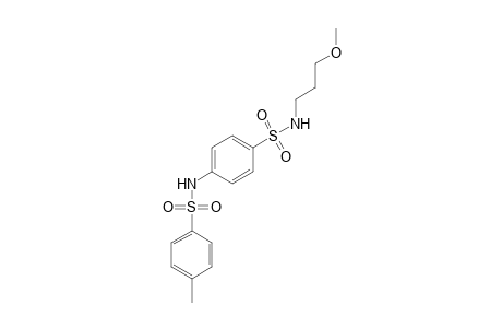 N-(3-methoxypropyl)-4'-methyl-4,N'-bi[benzenesulfonamide