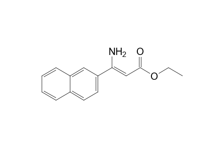 Ethyl 3-amino-3-(2-naphthyl)propenoate