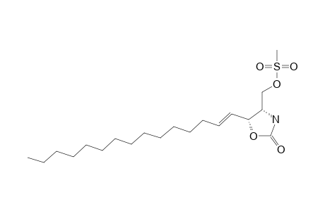 (2S,3R,4E)-2-AMINO-2,3-N,O-CARBONYL-1-O-(METHYLSULFONYL)-OCTADEC-4-ENE-1,3-DIOL