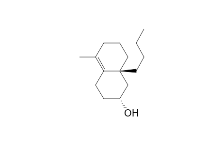 2-Naphthalenol, 8a-butyl-1,2,3,4,6,7,8,8a-octahydro-5-methyl-, trans-(.+-.)-