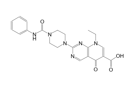 pyrido[2,3-d]pyrimidine-6-carboxylic acid, 8-ethyl-5,8-dihydro-5-oxo-2-[4-[(phenylamino)carbonyl]-1-piperazinyl]-