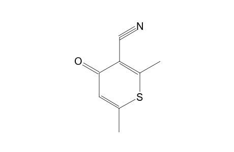 2,6-dimethyl-4-oxo-4H-thiopyran-3-carbonitrile