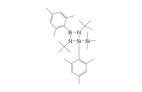 1,3-DI-TERT.-BUTYL-2,4-DIMESITYL-2-(TRIMETHYLSILYL)-1,3,2,4-DIAZASILABORETIDINE