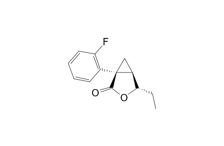 (1S,4S,5R)-2-OXO-4-ETHYL-1-(2-FLUOROPHENYL)-3-OXABICYCLO-[3.1.0]-HEXANE