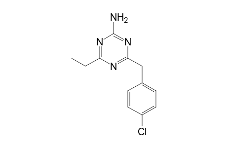 2-amino-4-(p-chlorobenzyl)-6-ethyl-s-triazine