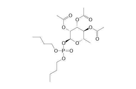 DI-N-BUTYL-(2,3,4-TRI-O-ACETYL-ALPHA-L-RHAMNOPYRANOSYL)-PHOSPHATE