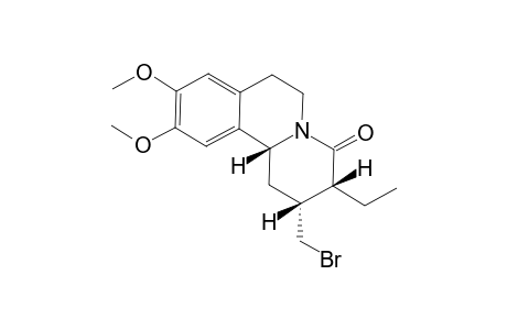 (2R,3R,11BR/2S,3S,11BS)-2-BROMOMETHYL-3-ETHYL-9,10-DIMETHOXY-1,2,3,6,7,11B-HEXAHYDRO-4H-BENZO-[A]-QUINOLIZIN-4-ONE