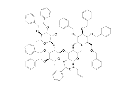 ;#40;ALLYL-(3,4-DI-O-BENZYL-ALPHA-L-RHAMNOPYRANOSYL)-(1->2)-(3,4-DI-O-BENZYL-ALPHA-L-RHAMNOPYRANOSYL)-(1->3)-[2,3,4,6-TETRA-O-BENZYL-ALPHA-D-GLUCOPYRANO