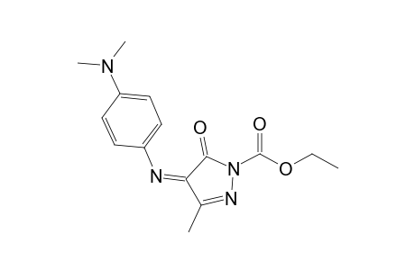 1-(Ethoxycarbonyl)-3-methyl-4-[(4-N',N'-dimethylamino)phenylimino]-1H-pyrazol-5(4H)-one