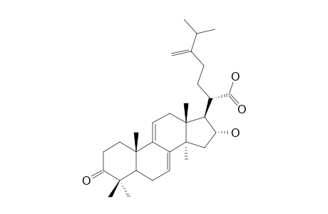 POLYPORENIC-ACID-C;16-ALPHA-HYDROXY-24-METHYLENE-3-OXOLANOSTA-7,9(11)-DIEN-21-OIC-ACID