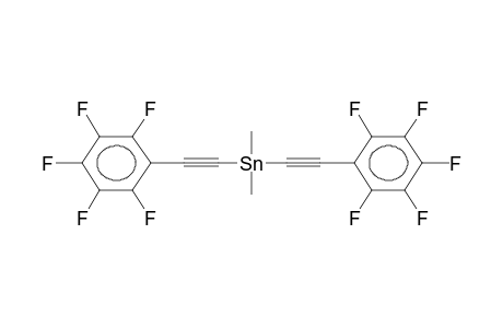 BIS(PENTAFLUOROPHENYLETHYNYL)DIMETHYLSTANNANE