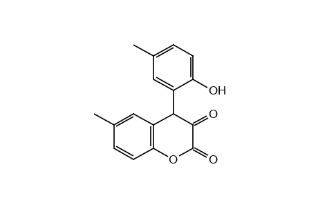 bis(6-hydroxy-m-tolyl)pyruvic acid, delta-lactone