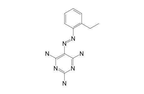 5-[(o-ethylphenyl)azo]-2,4,6-triaminopyrimidine