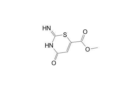 4H-1,3-Thiazine-6-carboxylic acid, 2-amino-4-oxo-, methyl ester