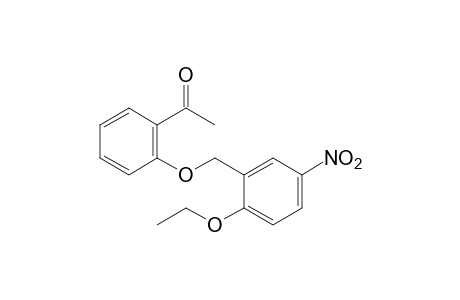 2'-[(2-ethoxy-5-nitrobenzyl)oxy]acetophenone