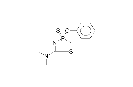 5-DIMETHYLAMINO-2-THIOXO-2-PHENOXY-1-AZA-4-THIA-2-PHOSPHOL-1-INE