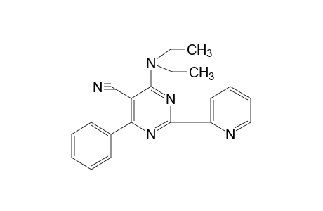 4-(DIETHYLAMINO)-6-PHENYL-2-(2-PYRIDYL)-5-PYRIMIDINECARBONITRILE