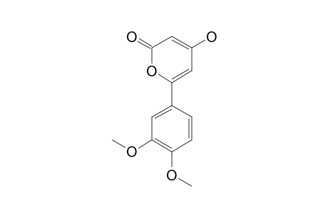 4-HYDROXY-6-(3,4-DIMETHOXYPHENYL)-2-PYRONE