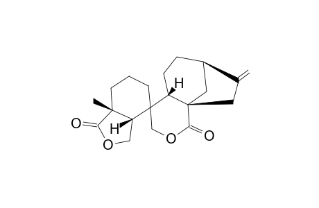 ENT-6,20-DIHYDROXY-6,7-SECO-KAUR-16-EN-7,19-DIOIC-ACID-7,20-LACTONE-19,16-LACTONE