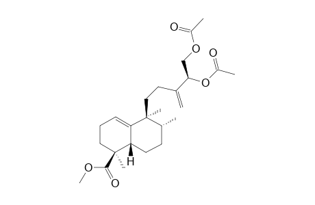 METHYL-14R,15-DIACETOXY-1(10),13(16)-ENT-HALIMADIEN-18-OATE