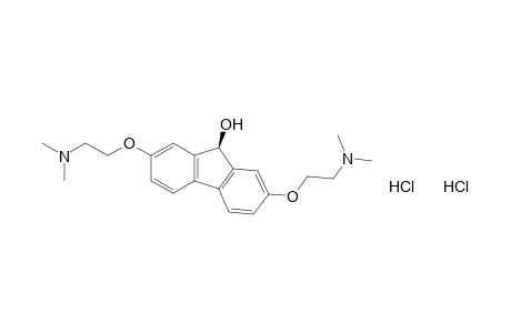 2,7-bis[2-(dimethylamino)ethoxy]fluoren-9-ol, dihydrochloride