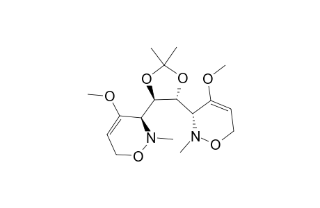 (3R,3'R,4''R,5''R)-3-(2'',2''-DIMETHYL-1'',3''-DIOXOLAN-4'',5''-YL)-BIS-(4-METHOXY-2-METHYL-3,6-DIHYDRO-2H-1,2-OXAZINE)