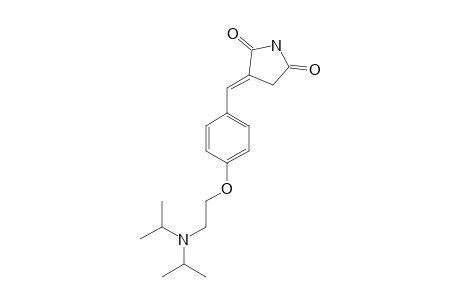 [4-(2-DIISOPROPYLAMINOETHOXY)-BENZYLIDENE]-SUCCINIMIDE