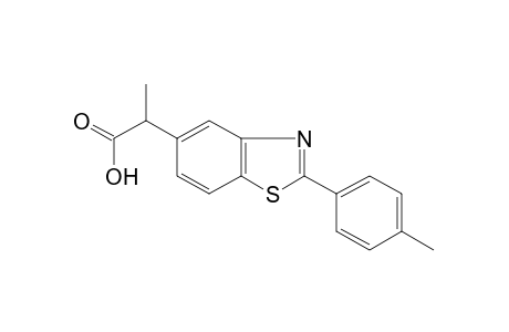 a-methyl-2-p-tolyl-5-benzothiazoleacetic acid