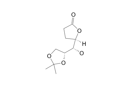 (1'S,4''R,5R)-5-[(2,2-DIMETHYL-1,3-DIOXOLAN-4-YL)-HYDROXYMETHYL]-DIHYDROFURAN-2-ONE