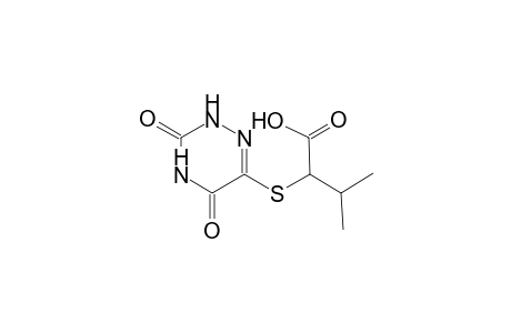 2-[(3,5-dioxo-2,3,4,5-tetrahydro-1,2,4-triazin-6-yl)sulfanyl]-3-methylbutanoic acid