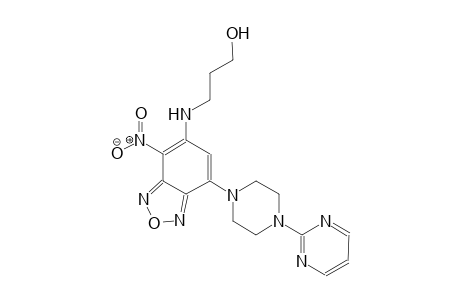 3-({4-nitro-7-[4-(2-pyrimidinyl)-1-piperazinyl]-2,1,3-benzoxadiazol-5-yl}amino)-1-propanol